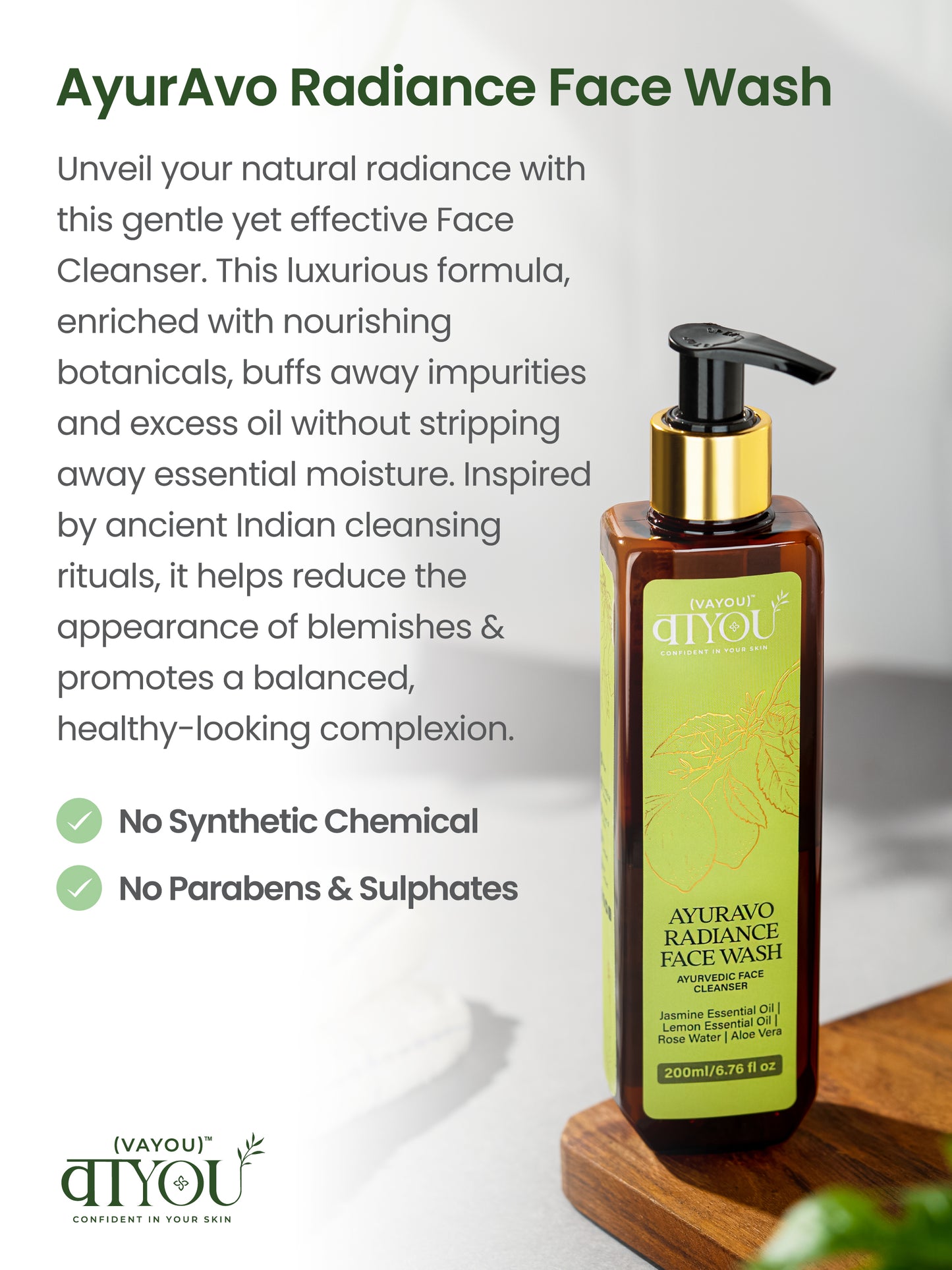 AyurAvo Radiance Face Wash