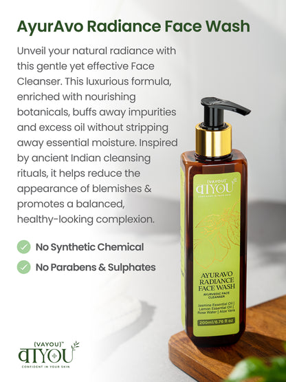 AyurAvo Radiance Face Wash