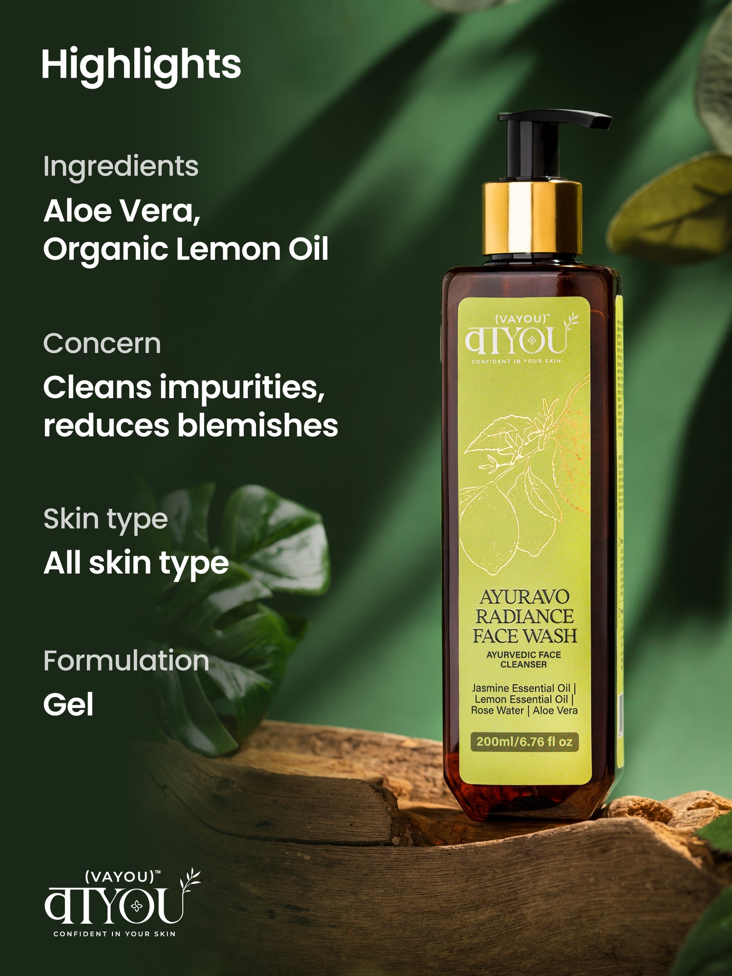 AyurAvo Radiance Face Wash