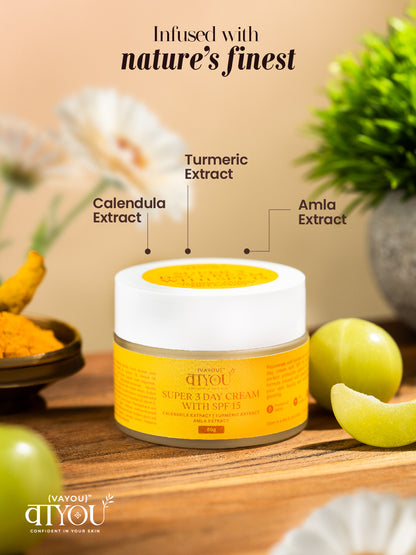 Super 3 Day Cream with spf 15