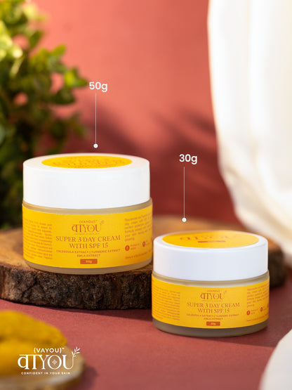 Super 3 Day Cream with spf 15